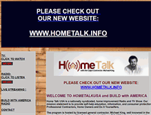 Tablet Screenshot of hometalkusa.com
